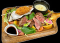 料理メニュー写真&nbsp;66ステーキプレート