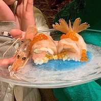 職人の技が光る！目でも舌でも楽しめる自慢の創作寿司