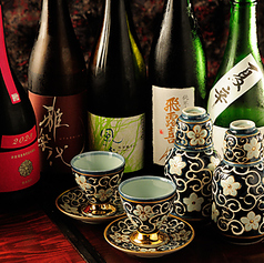 当店ではお酒の品揃えが自慢です。