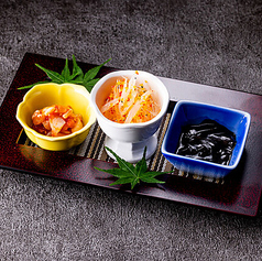 本日の珍味三種盛り