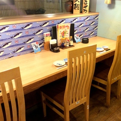 サク飲みにも最適！調理風景も楽しめるカウンター席は人気です！お一人様でも♪お食事だけでも♪大歓迎！！