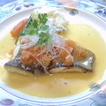 料理メニュー写真 白身魚のポワレ　レモンバターソース