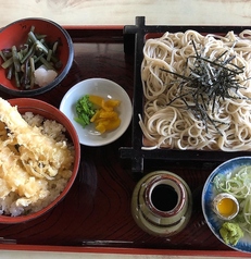 天丼ミニセット(ざる付）