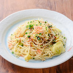 桜えびと春キャベツの焼きラーメン