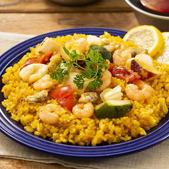 スキレットで焼く魚介のパエリア(37g)※ガーリックライス付き