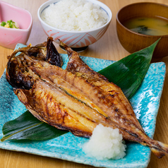 沼津港といえば！極上 鯵の開き(大)定食