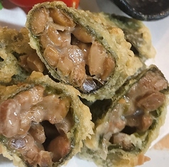 納豆磯辺揚げ