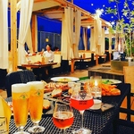 大人気のビアテラス！