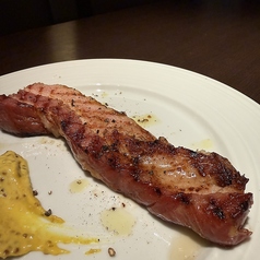 厚切りベーコンのグリル