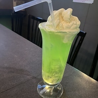 当店で人気のクリームソーダ！