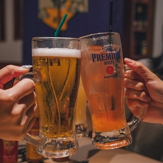 生ビールも、本格焼酎も2000円(税込)で飲み放題！