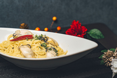 牡蠣のペペロンチーノ