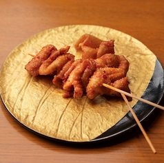 鳥皮キムチ串
