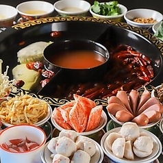 四川火鍋（魚鍋、焼魚）専門店のコース写真