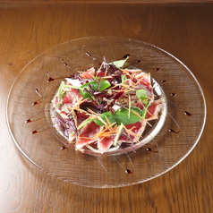 炙りマグロのカルパッチョ(or 本日の鮮魚のカルパッチョ)