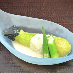 ひすい茄子胡麻クリーム