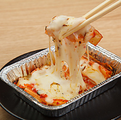 伸びるチーズ&トマト