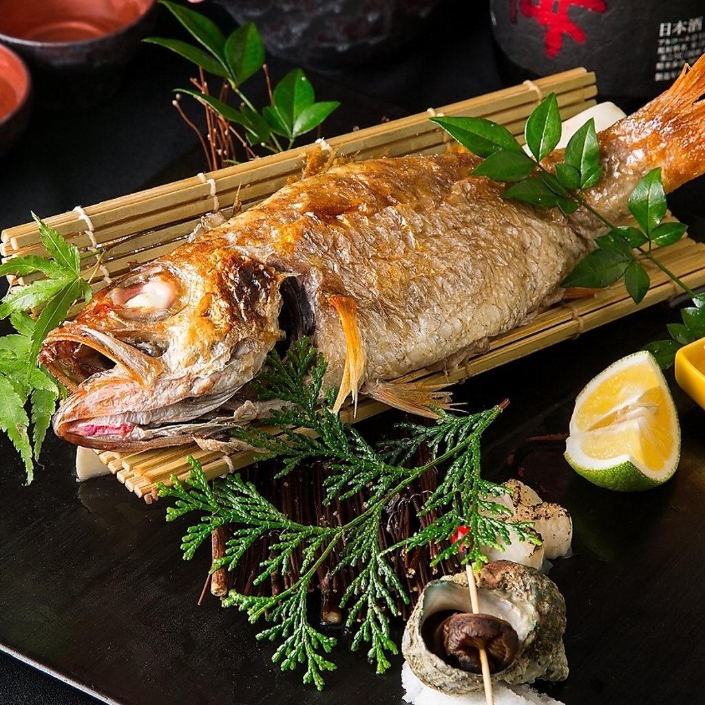 最高級魚と称される長崎県産ののどぐろは様々な調理法で余すとこなくご堪能いただけます。