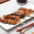 料理メニュー写真&nbsp;焼き鳥の7点盛り合わせ　塩/たれ