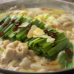 鶏肉とニラの味噌ちゃんこ