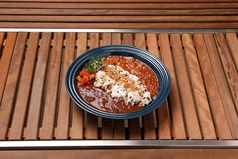 あいがけカレープレート(スープ・サラダ付き)