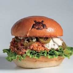 チリミートソースチーズバーガー / Chili meat sauce cheeseburger