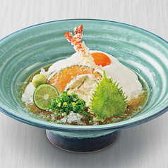 天山かけのおうどん（かき氷）