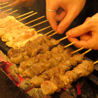 ◆炭火で焼き上げる絶品焼き鳥！◆