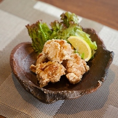 若鶏唐揚げ～特製ニンニク山椒ダレ添え～