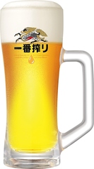 生ビール　一番搾り(中ジョッキ)