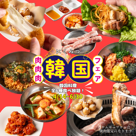 【完全個室の焼肉居酒屋にくみつ】焼肉食べ放題＆飲み放題4,400円~ご用意してます！