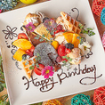 《誕生日・記念日に最適♪》お誕生日などお祝いのご予約におすすめのメッセージ付額縁プレート！誕生日にはもちろん、記念日・歓送迎会にもぴったりです☆クーポン利用のご予約特典ですのでお問合わせはお早めに！個室のお席もございますので周りを気にせずお誕生日のお祝いも可能です♪
