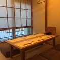 6名様まで使える個室。ゆったりとした空間なので各種宴会はもちろん接待などにもお使いいただけます。広島県産のものにこだわり仕入れをしているので県外のお客様にもお喜びいただけます。