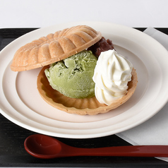 小倉抹茶アイス最中