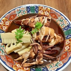 やりいかと竹の子の煮付