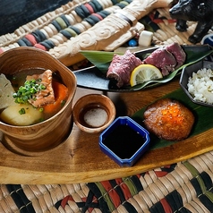 アイヌ創作料理セット（カムイトノト1杯付き）