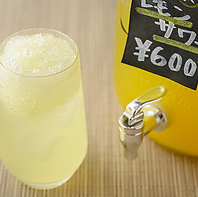 当店でしか味わえない大人気の自家製サワーは必飲の一杯