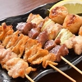 料理メニュー写真&nbsp;串焼盛り合わせ 5本