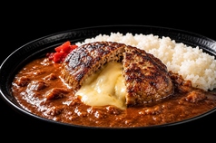チーズinハンバーグカレー