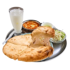 チーズナンセット バターチキンカレー