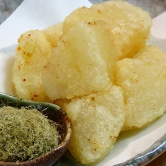 自家製　大根の唐揚げ～とろろ昆布～