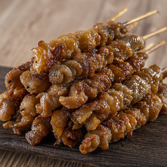 パリパリ鶏皮串