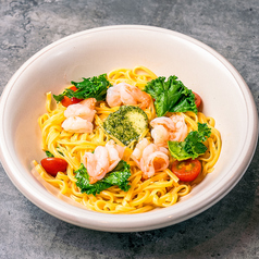 ガーリックシュリンプのリングイネ