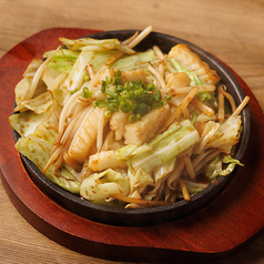 イカと野菜のオイスター炒め