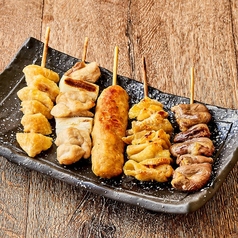 焼き鳥五種盛り