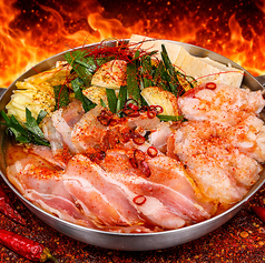 牛もつ×豚バラ麻辣鍋 小