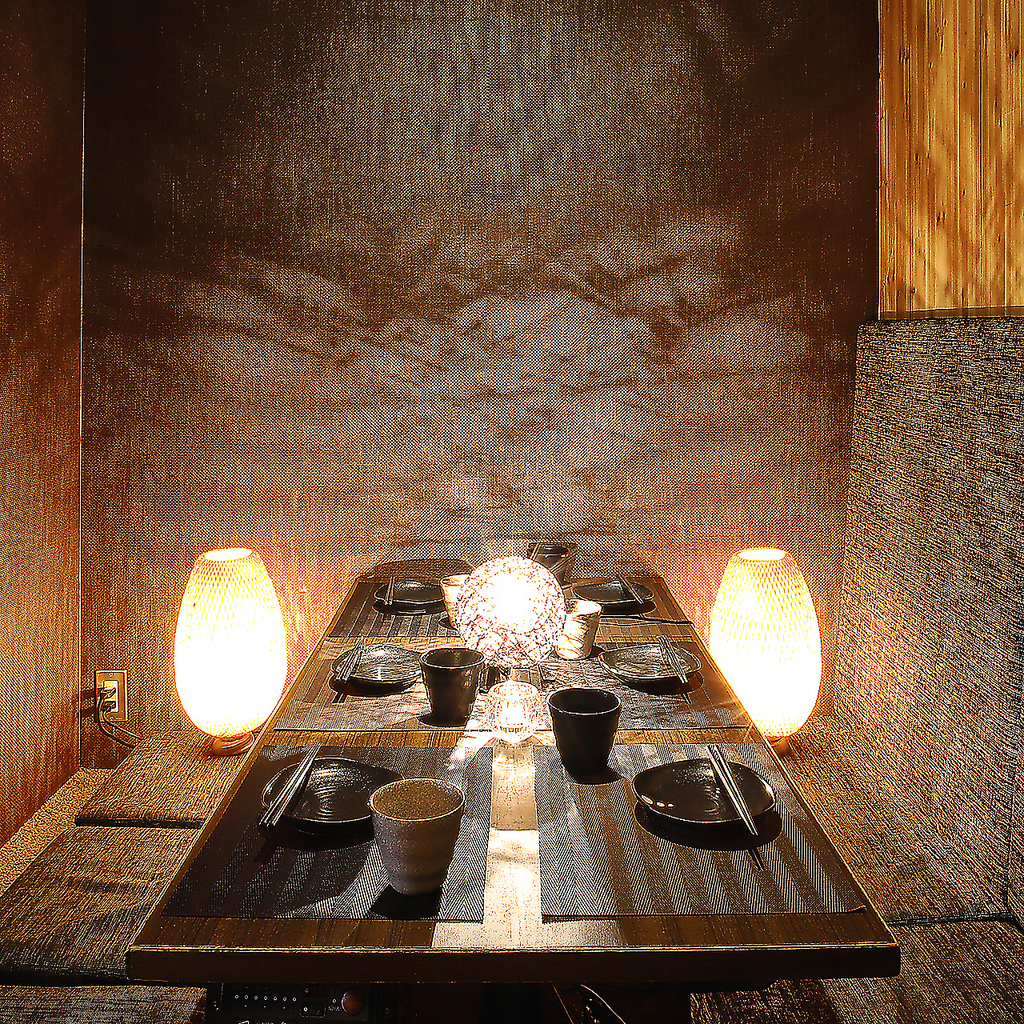 2名様～4名様迄利用可能な離れ空間のお席は、普段利用からちょっとしたお食事にも。