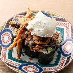 うなぎ on クリームチーズのっけ巻