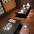 10名様用・掘りごたつ席