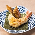 料理メニュー写真&nbsp;海老天　天ぷら×寿司
